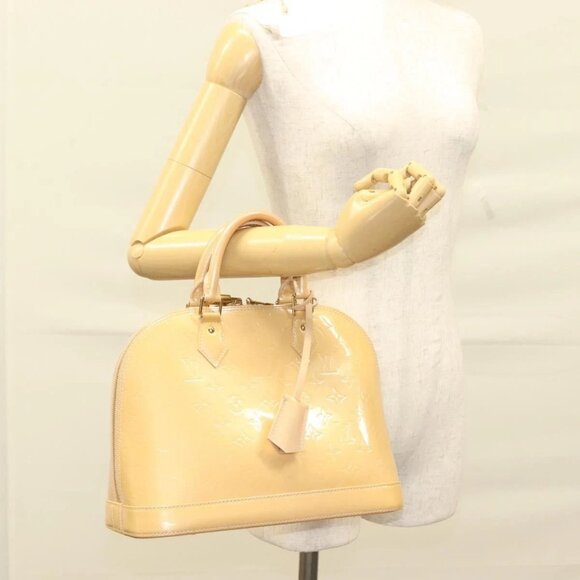 LOUIS VUITTON Vernis Alma PM Hand Bag 2way Rose flow lantern M90170 Auth ep9845 - Picture 14 of 16